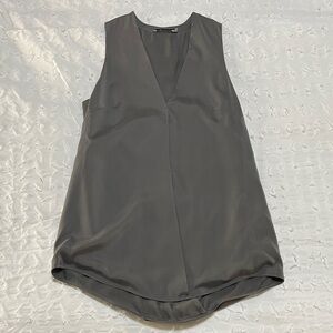 Alexander Wang Charcoal Sleeveless Blouse